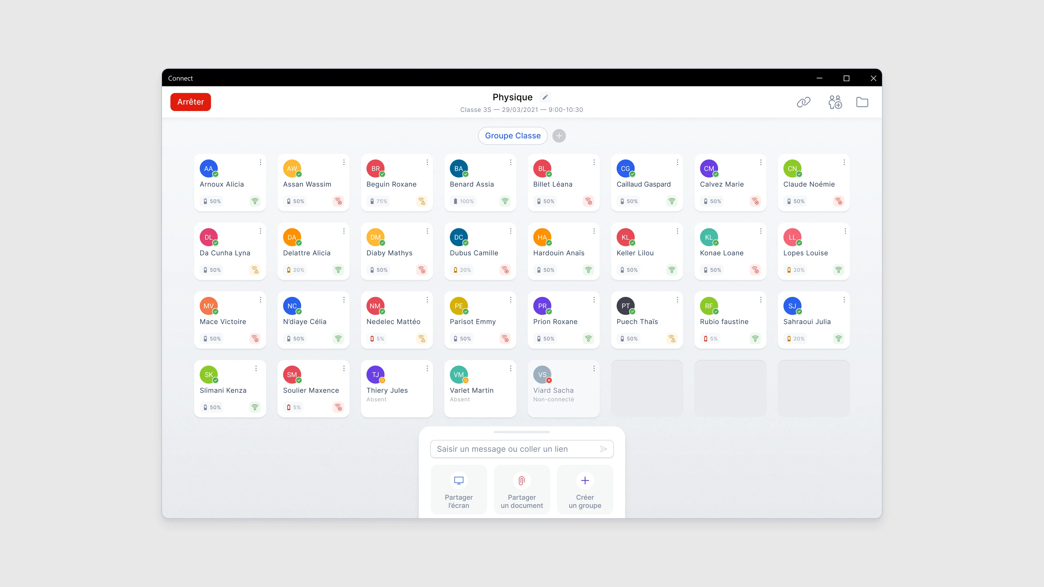 SQOOL Connect — UI